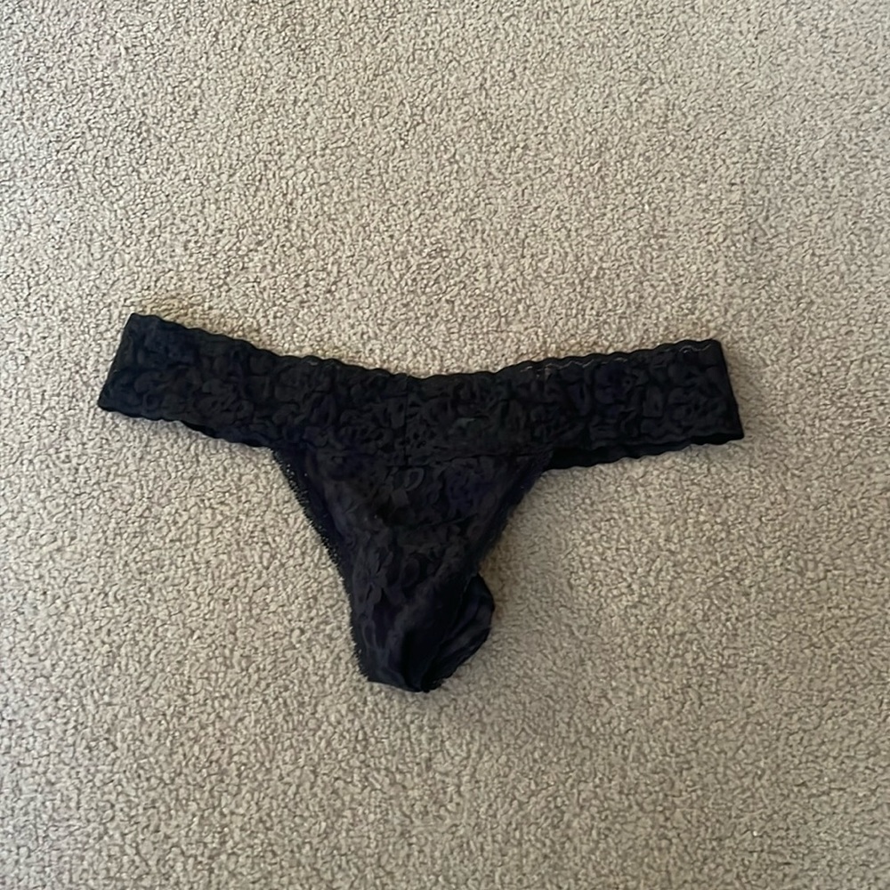 Black thong